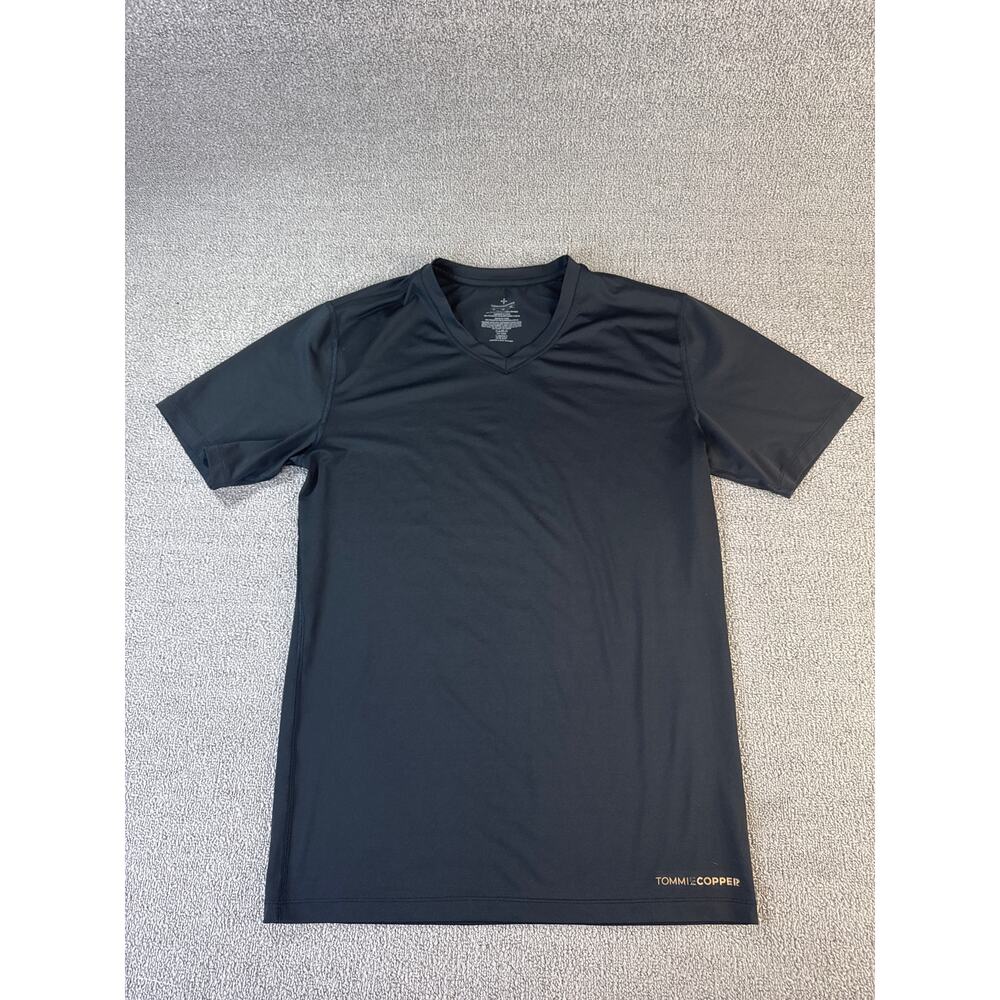 Tommie Copper Shirt Short Sleeeve Active Recovery Compression Black Size XL‎